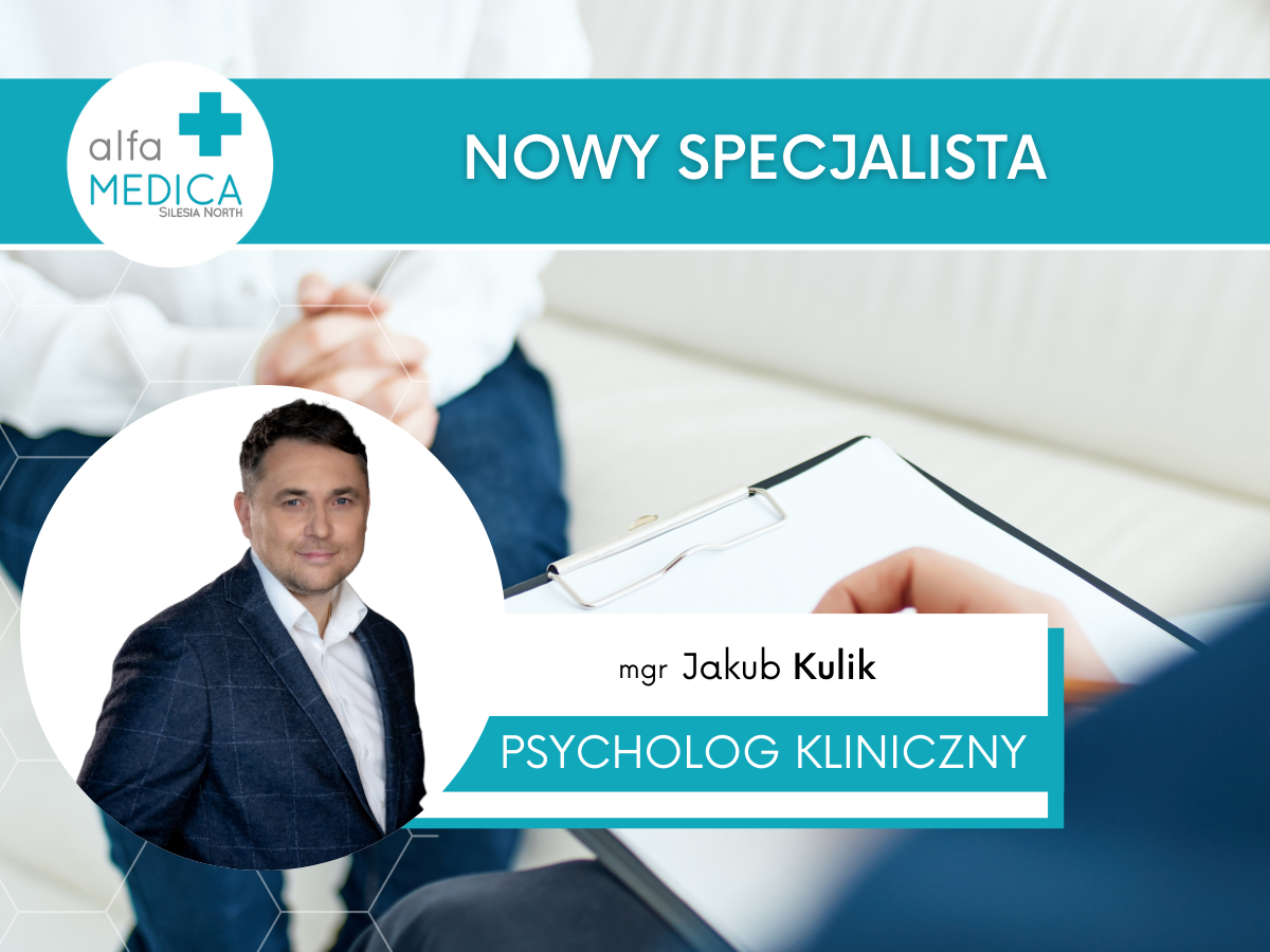 Psycholog kliniczny Jakub Kulik