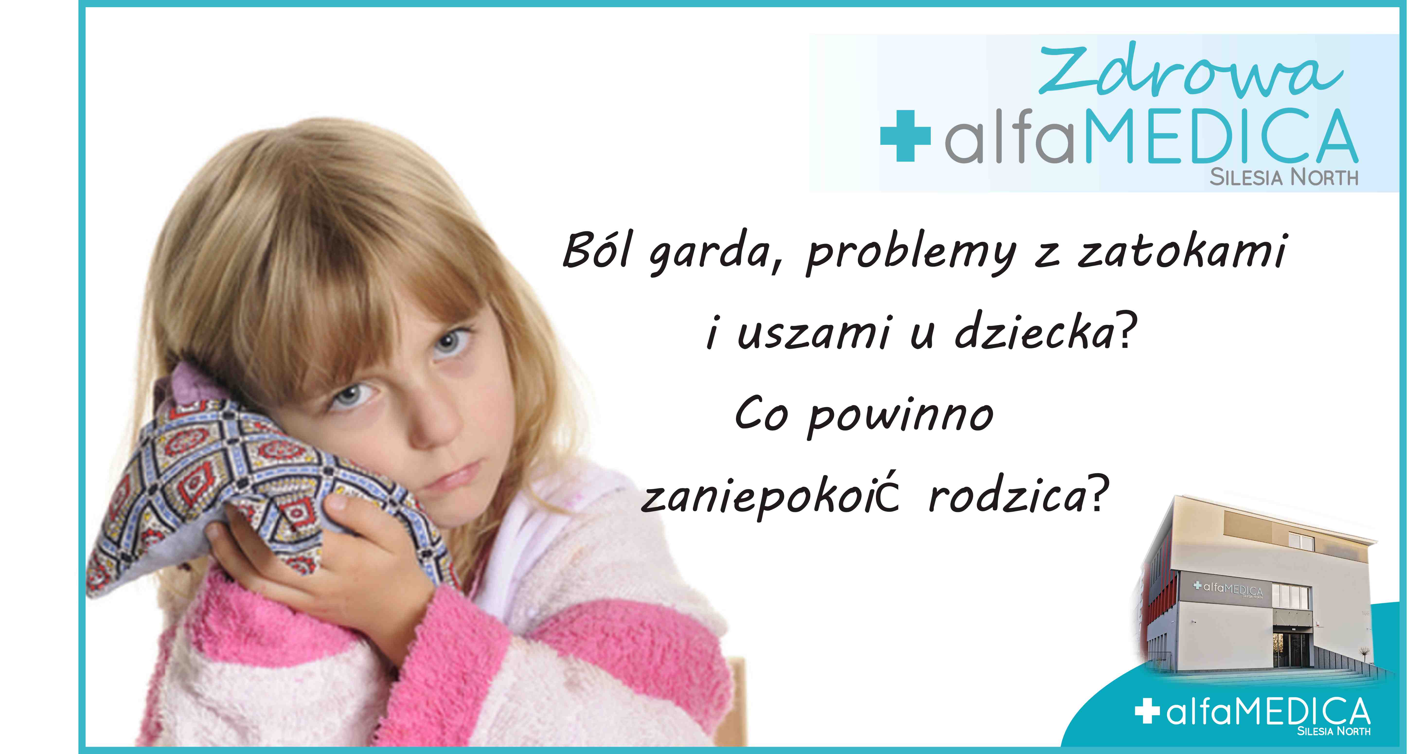 laryngolog dziecięcy, ból gardła, chore zatoki u dziecka