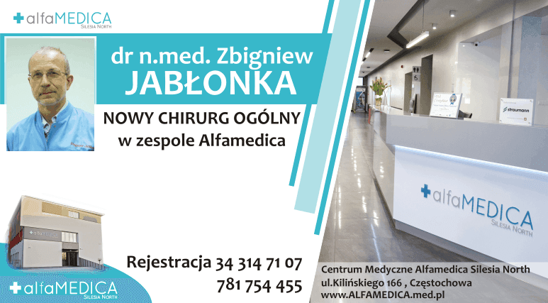 chirurg ogólny, chirurg ogólny częstochowa, olonoskopia, operacje przepuklin, operacje żylaków, zbigniew jabłonka